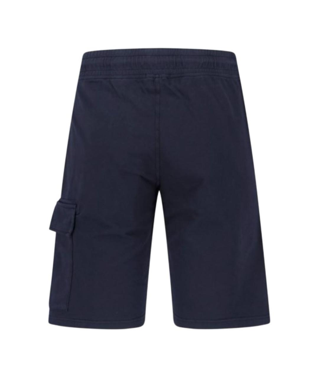 CP COMPANY Темно-синие хлопковые шорты, фото 2