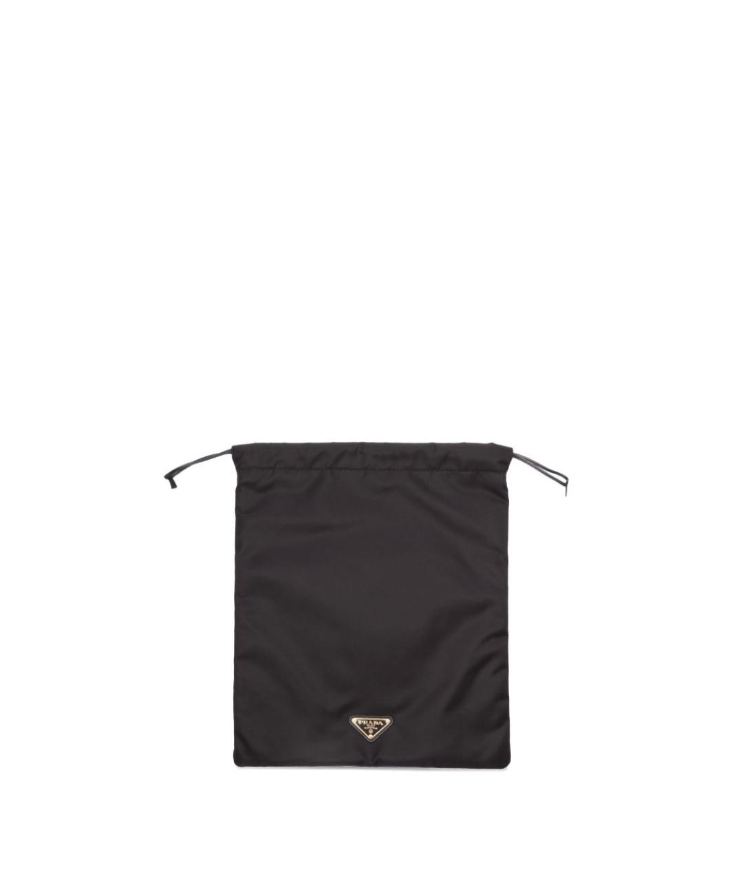 PRADA Черная синтетическая сумка с короткими ручками, фото 1