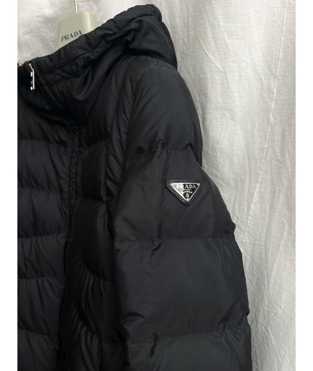 PRADA Черная полиамидовая куртка, фото 6
