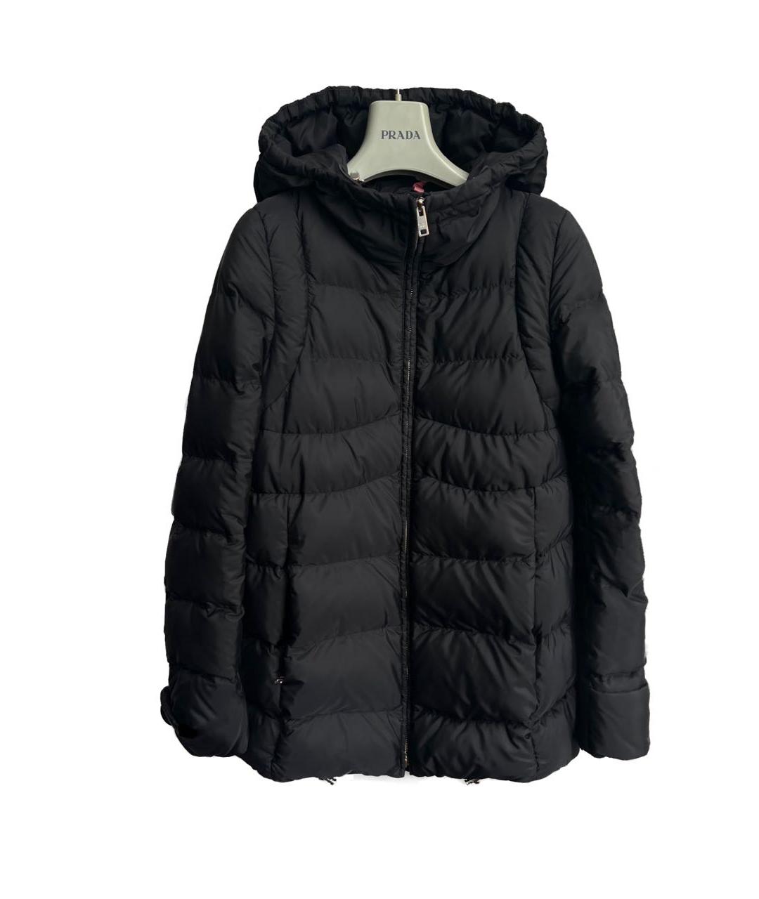 PRADA Черная полиамидовая куртка, фото 7