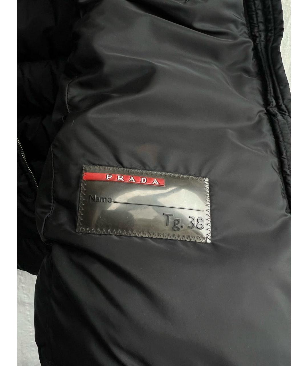 PRADA Черная полиамидовая куртка, фото 5