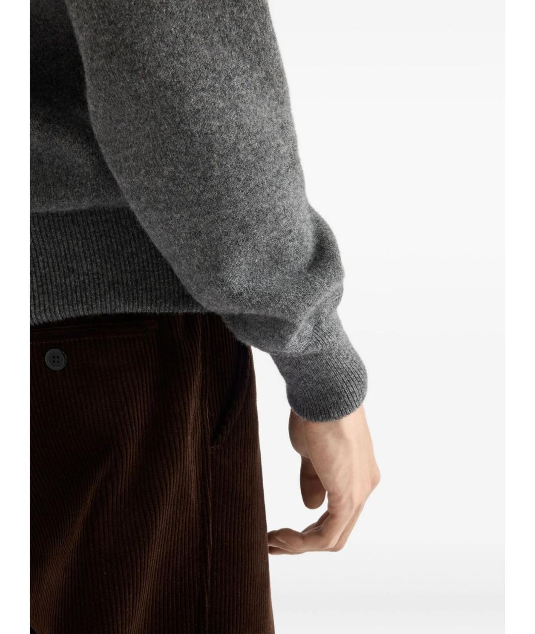 PRADA Серый джемпер / свитер, фото 5