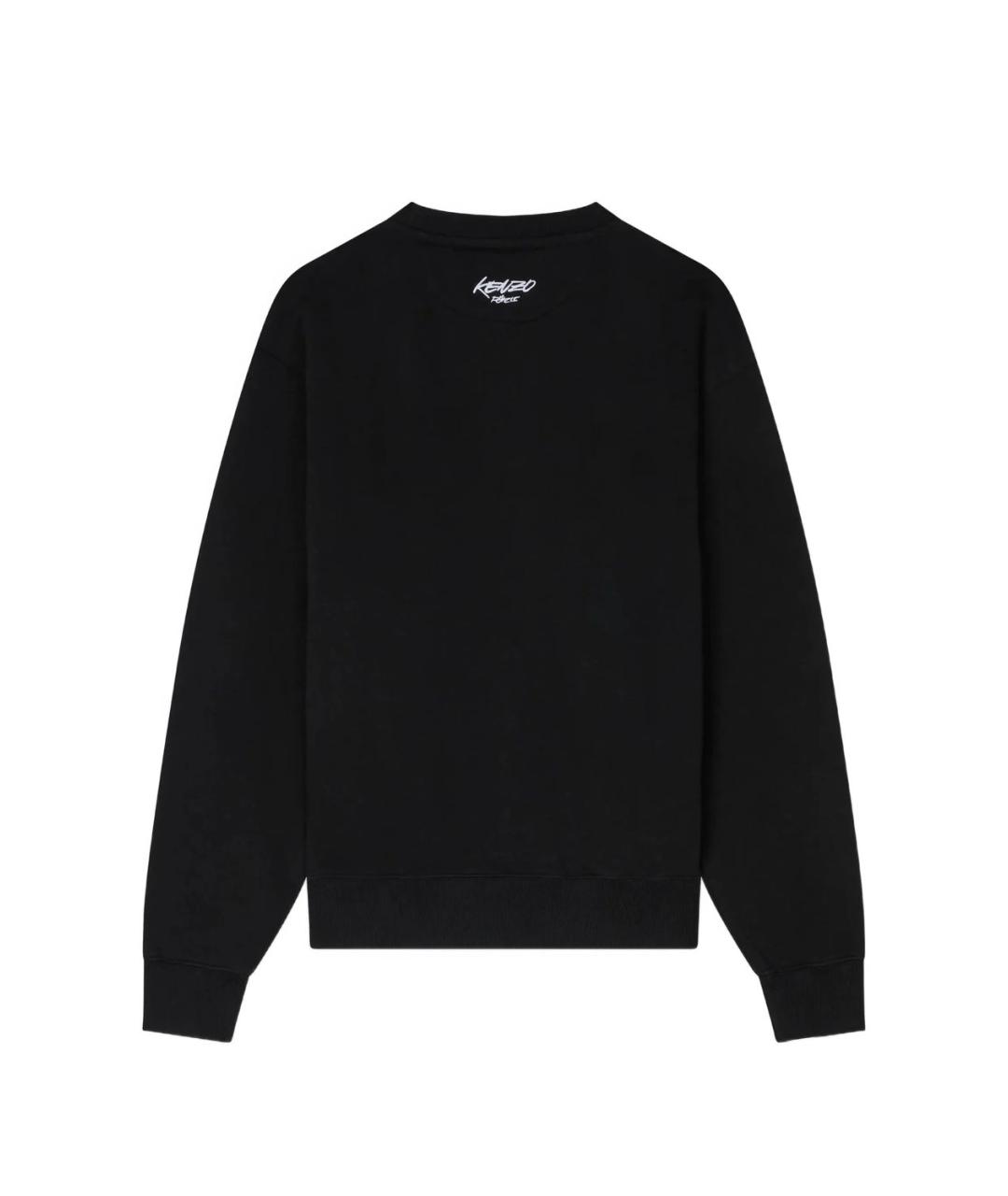 KENZO Черный хлопковый джемпер / свитер, фото 2