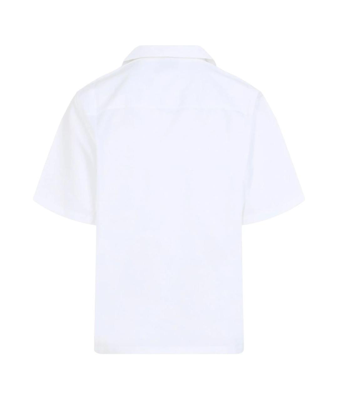 CASABLANCA Белая хлопковая кэжуал рубашка, фото 2