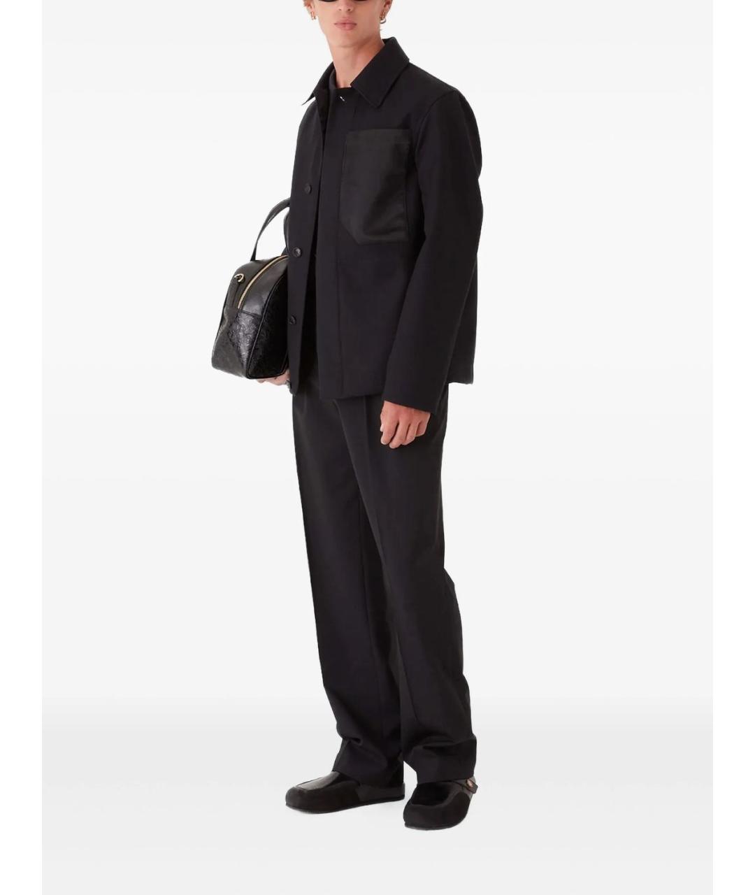 CASABLANCA Черная шерстяная куртка, фото 4