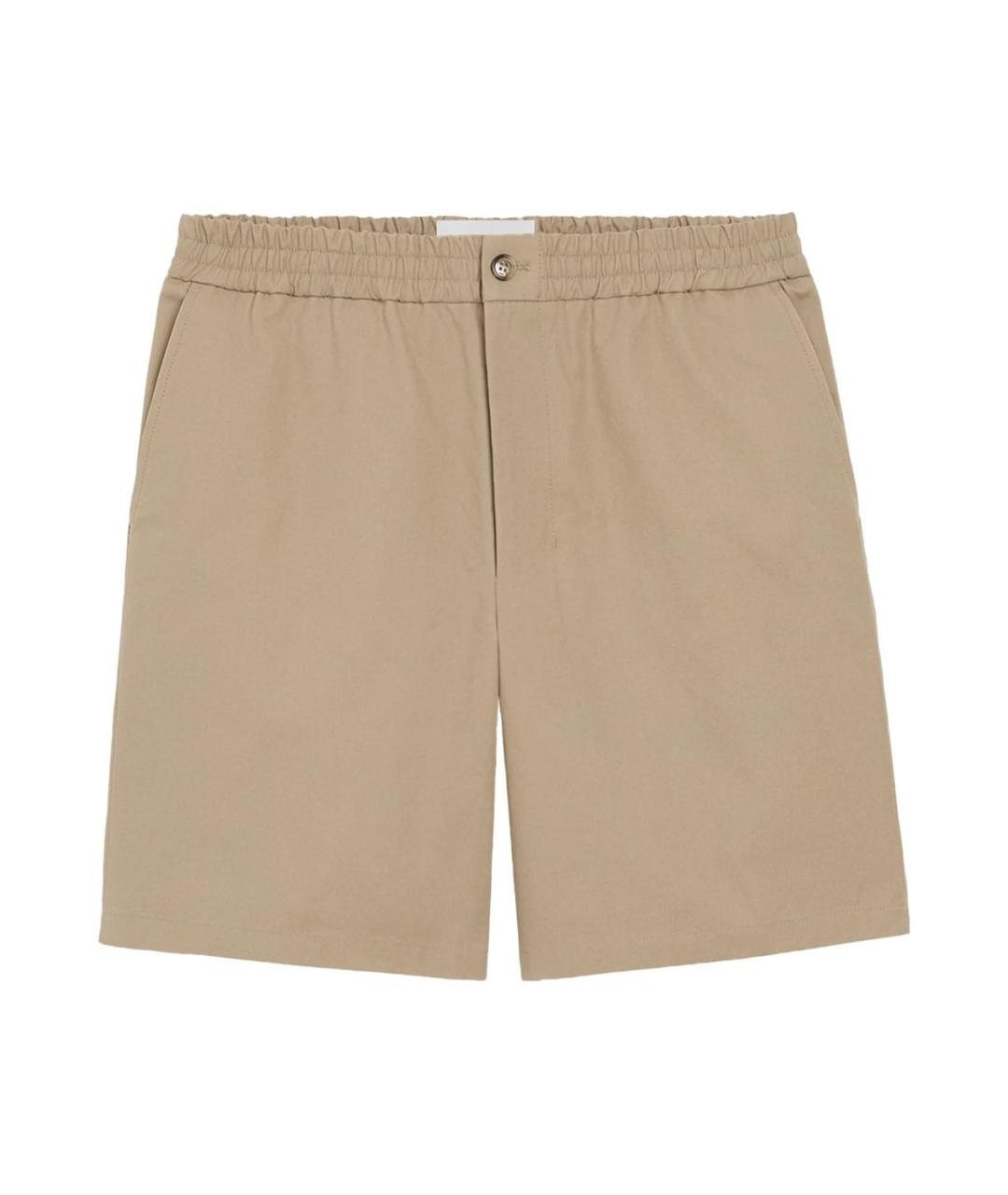 Ami Paris Бежевые хлопковые шорты, фото 1