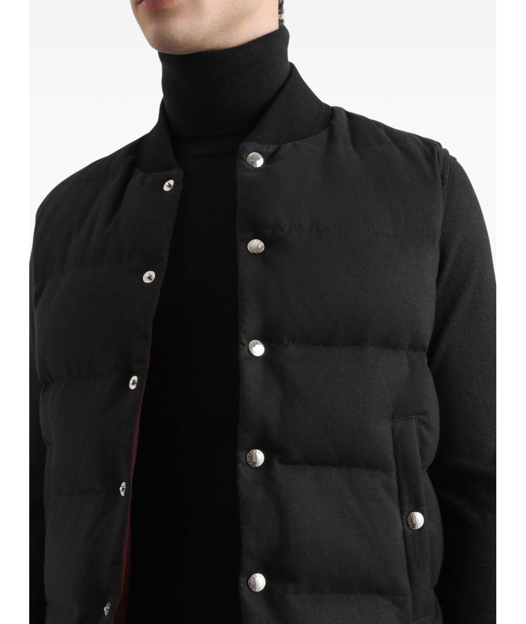 DOLCE&GABBANA Черный хлопковый жилет, фото 5