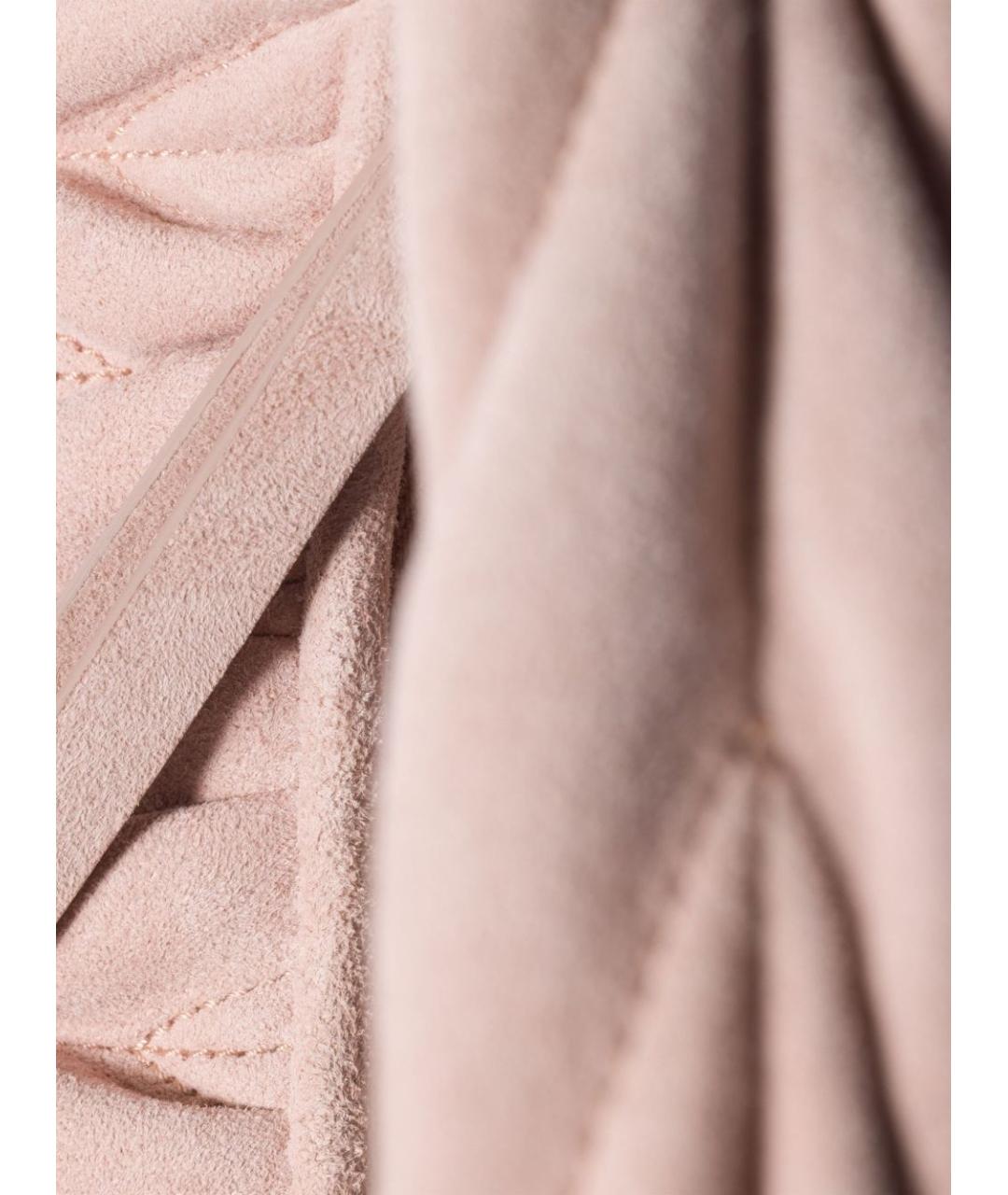 MIU MIU Розовая кожаная сумка с короткими ручками, фото 3