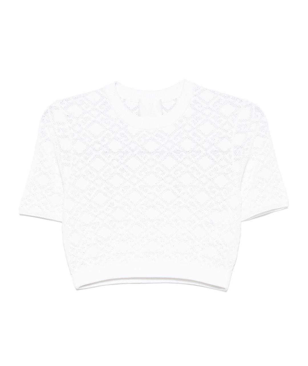 GIVENCHY Белый вискозный джемпер / свитер, фото 1