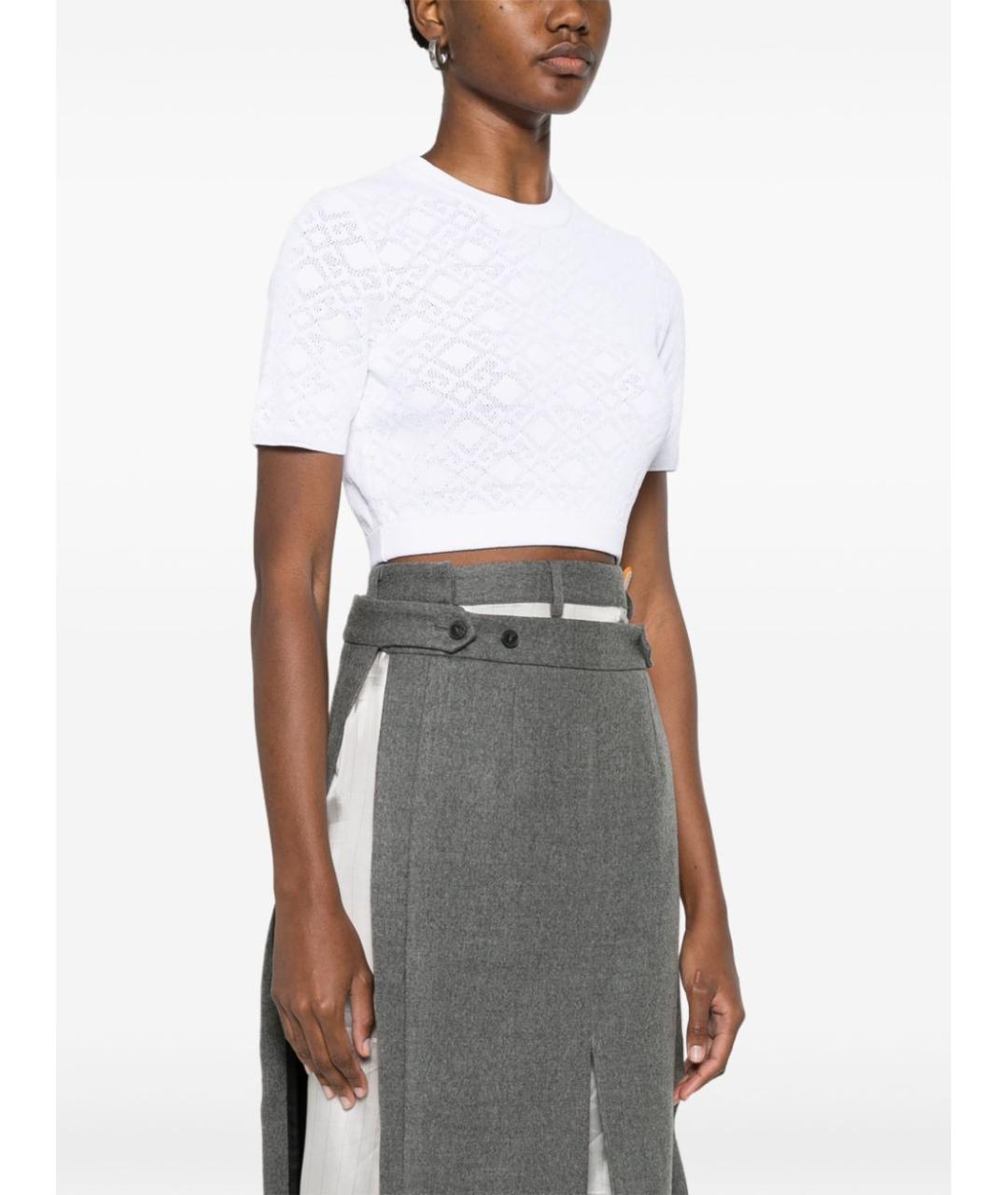 GIVENCHY Белый вискозный джемпер / свитер, фото 2