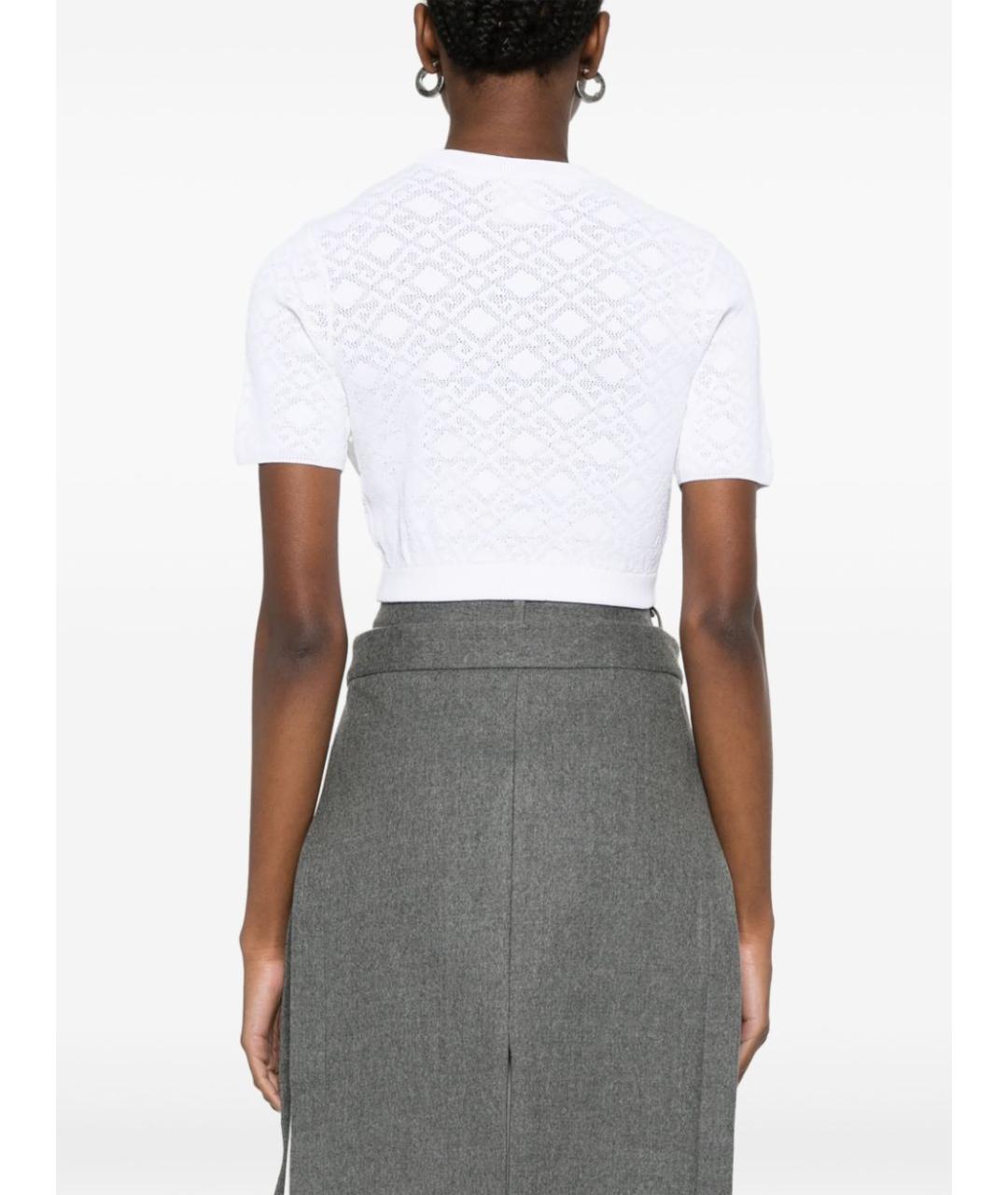 GIVENCHY Белый вискозный джемпер / свитер, фото 3