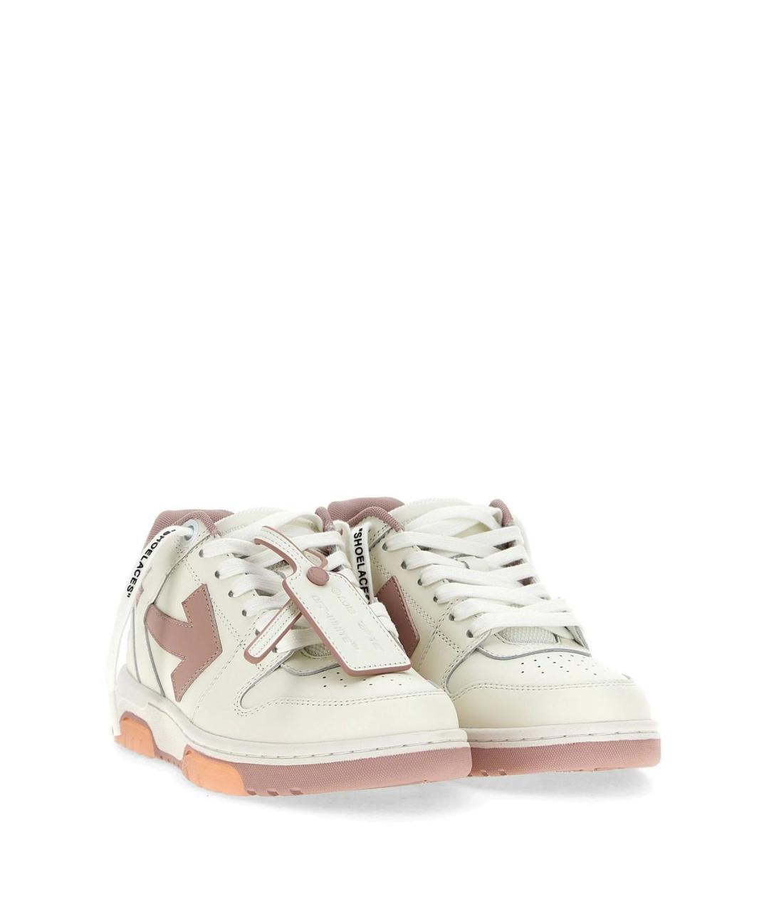 OFF-WHITE Белые кроссовки, фото 5