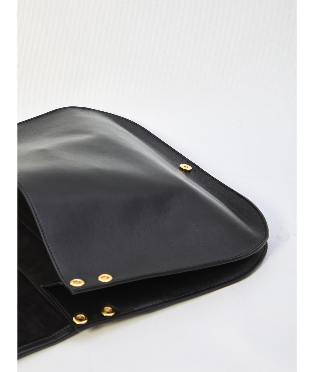 CELINE Коричневая кожаная сумка через плечо, фото 4