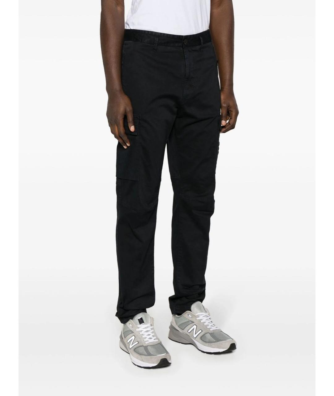 STONE ISLAND Хлопковые повседневные брюки, фото 3