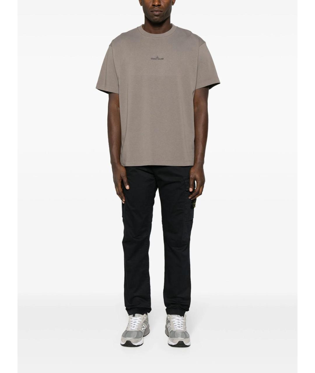 STONE ISLAND Хлопковые повседневные брюки, фото 5