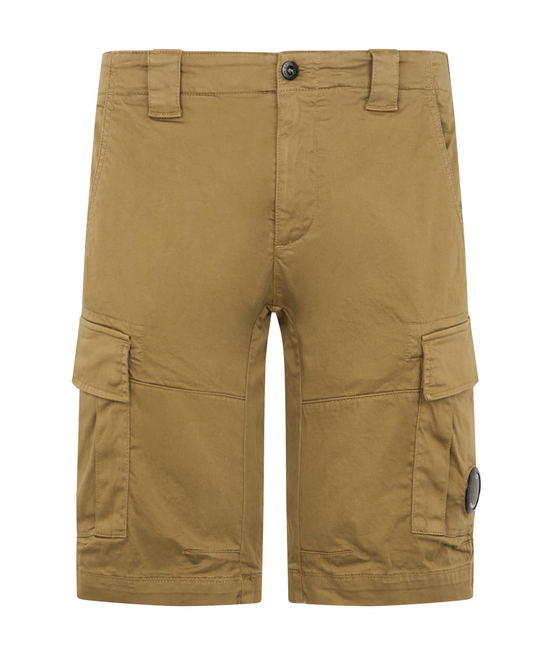 CP COMPANY Бежевые хлопковые шорты, фото 1