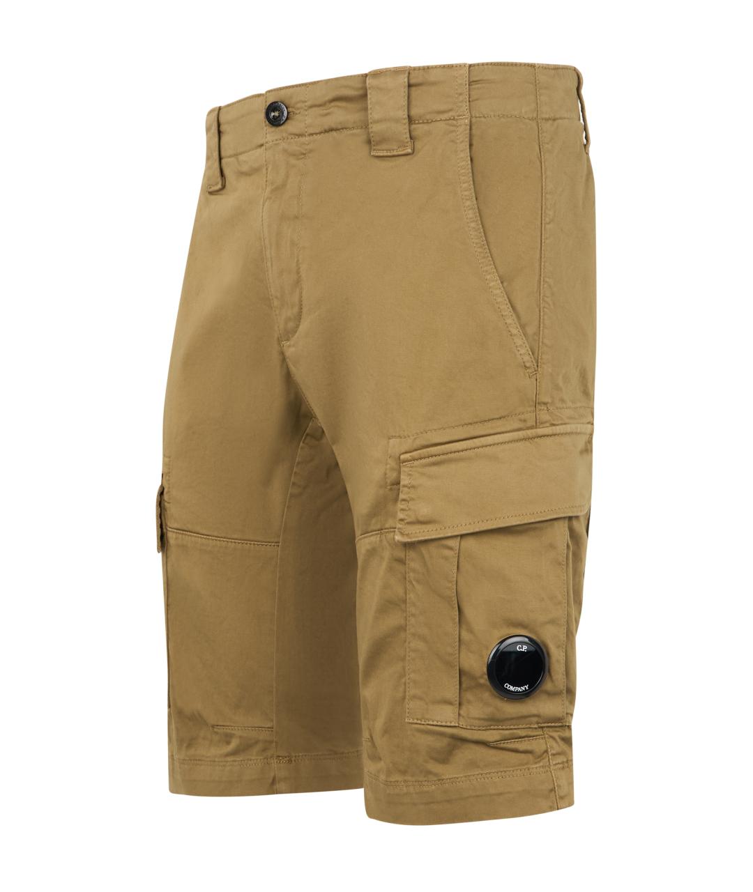 CP COMPANY Бежевые хлопковые шорты, фото 3