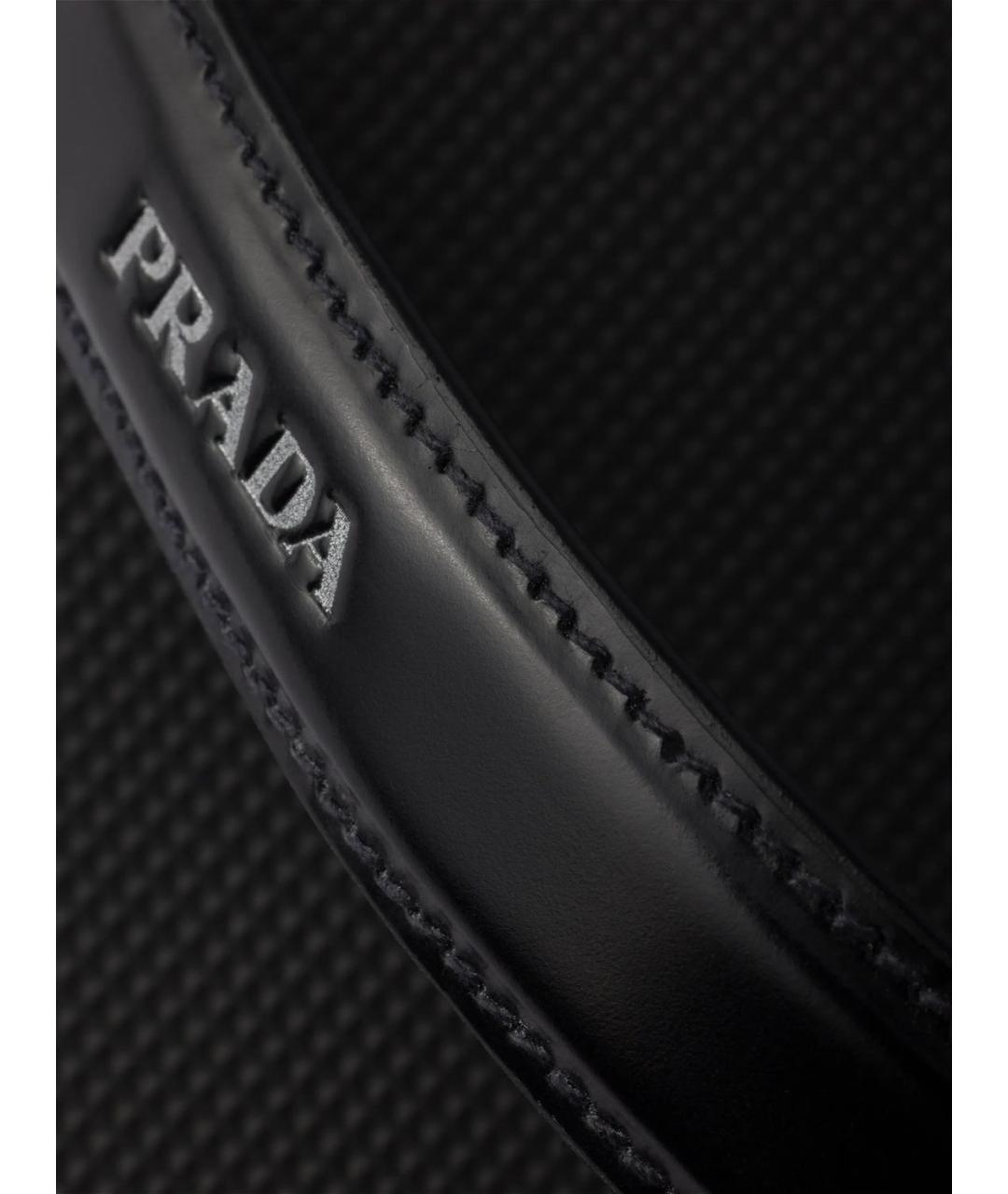 PRADA Черные шлепанцы, фото 2