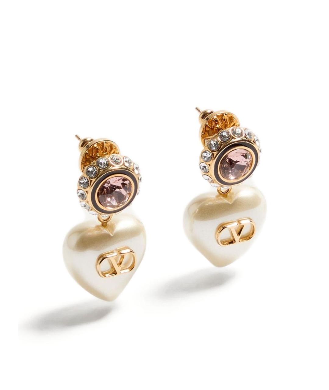 VALENTINO Золотые металлические серьги, фото 4