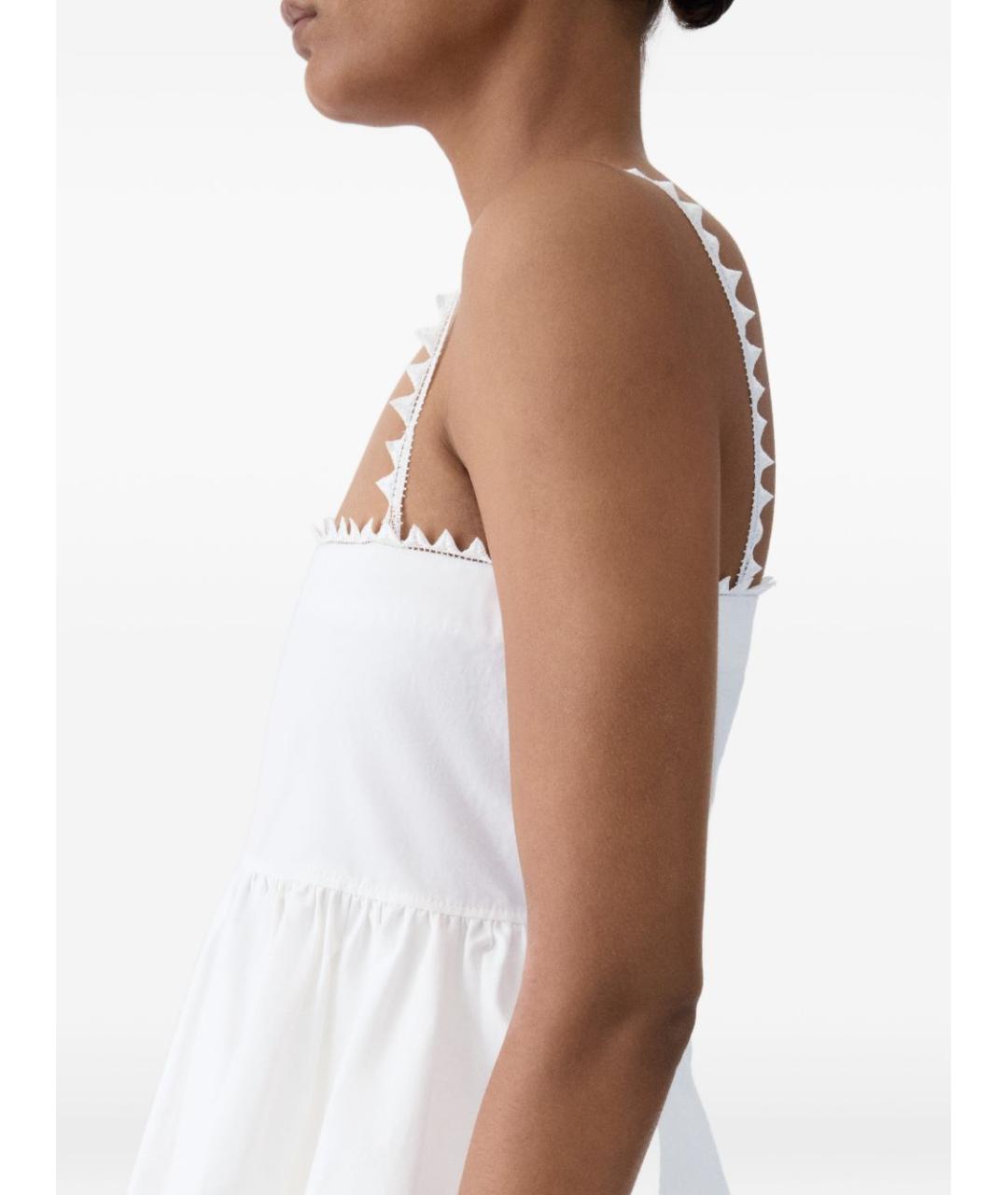 JACQUEMUS Белая хлопковая майка, фото 2