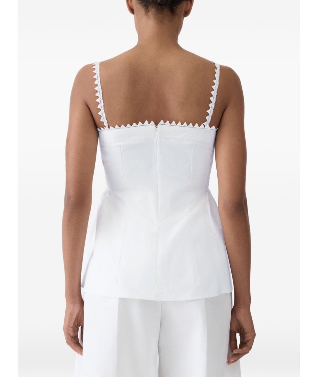 JACQUEMUS Белая хлопковая майка, фото 4