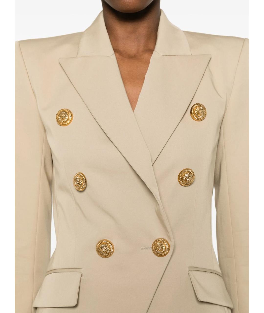 BALMAIN Бежевый жакет/пиджак, фото 2