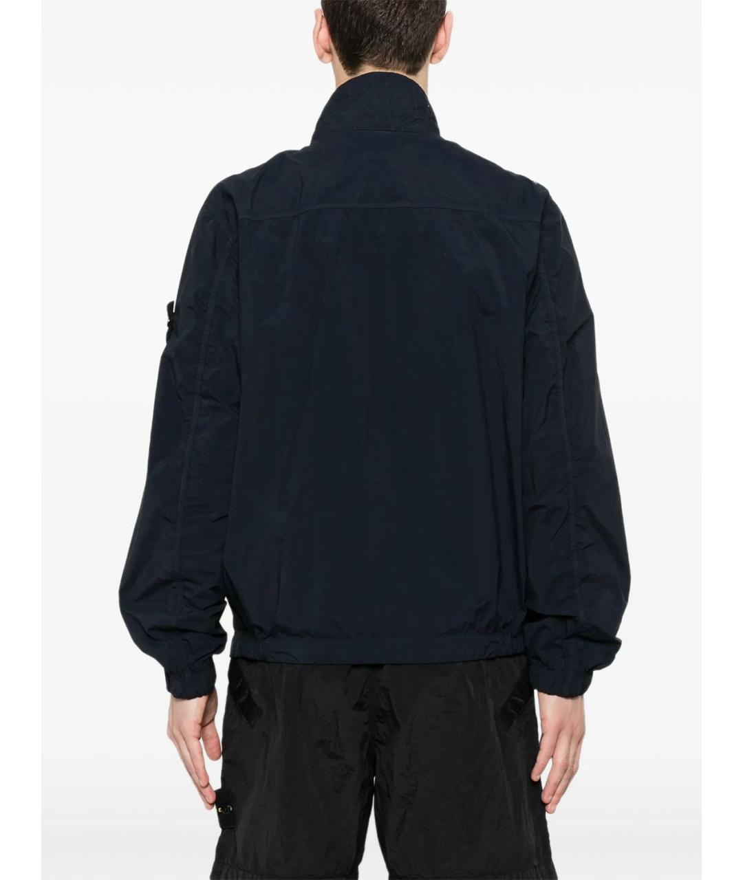 STONE ISLAND Синяя полиамидовая куртка, фото 5