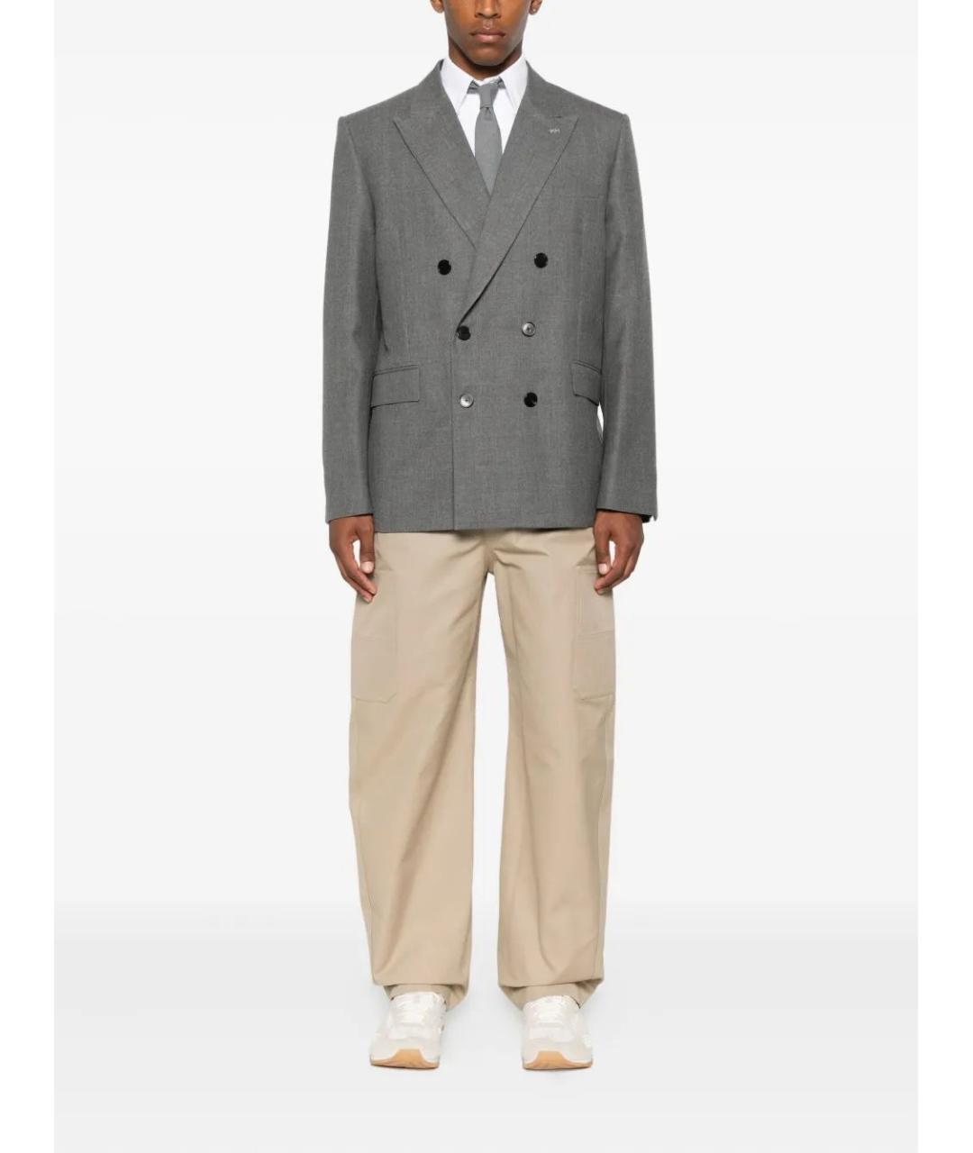 GIVENCHY Бежевые хлопковые повседневные брюки, фото 2