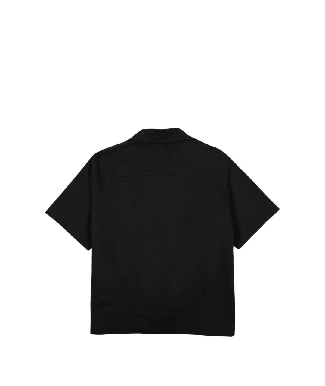 RHUDE Черная хлопковая кэжуал рубашка, фото 2