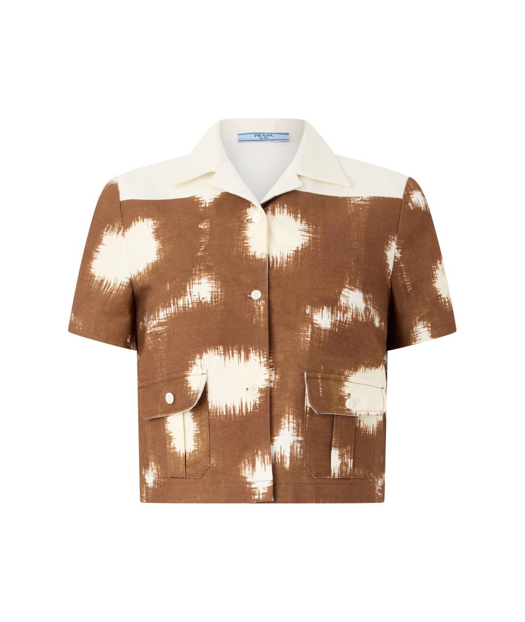 PRADA Мульти хлопковая рубашка, фото 1