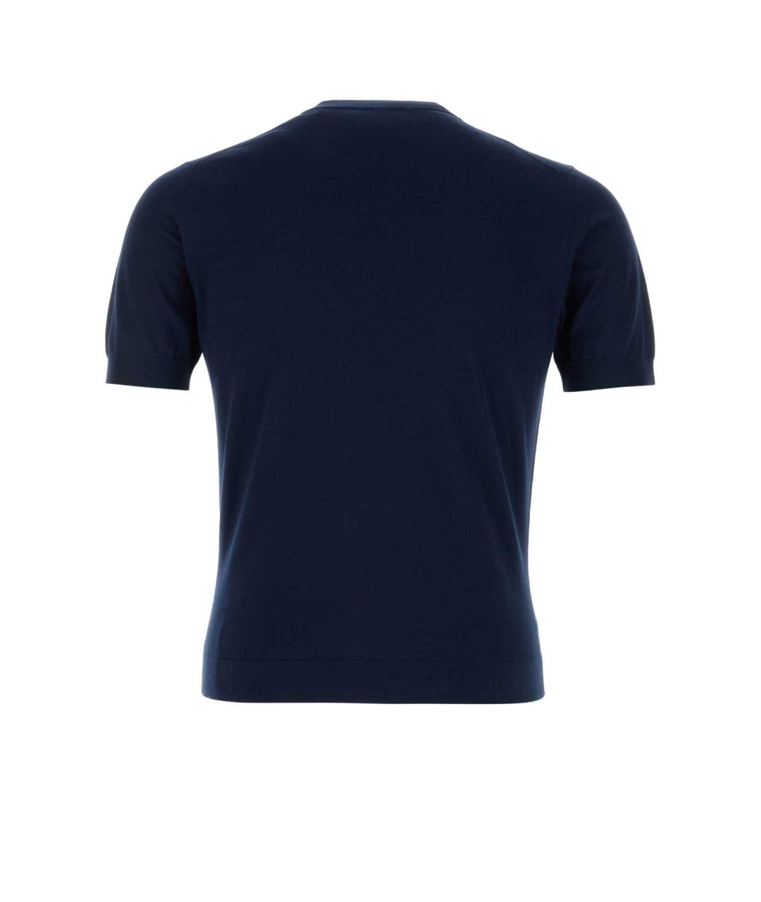 PRADA Синий хлопковый джемпер / свитер, фото 2