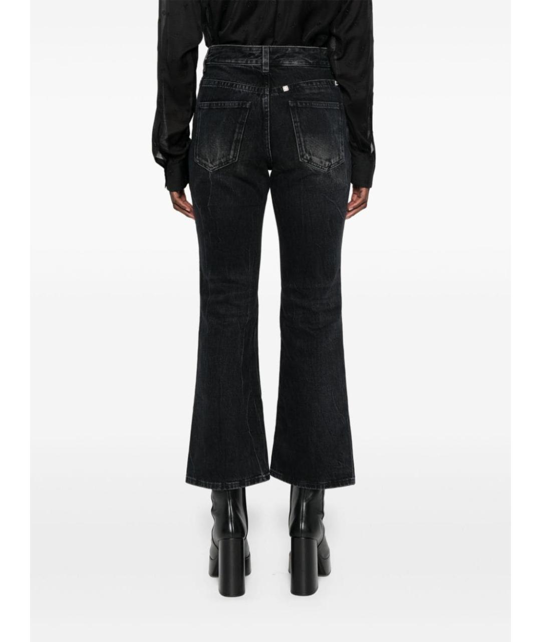 GIVENCHY Черные хлопковые прямые джинсы, фото 5