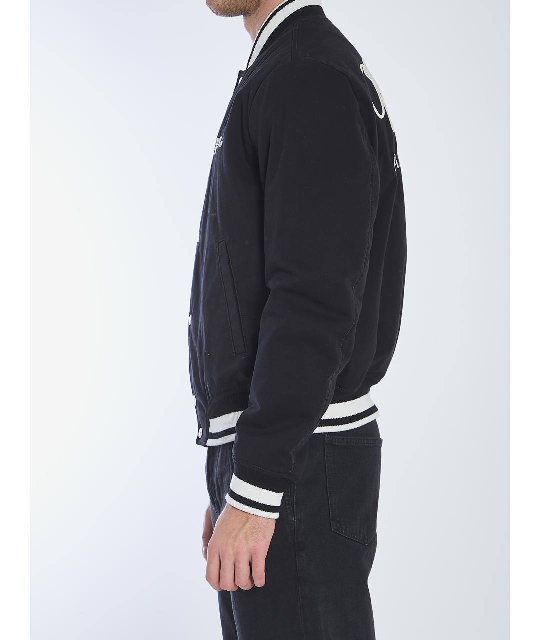 OFF-WHITE Черная хлопковая куртка, фото 3