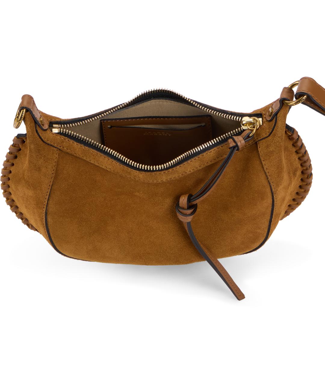 ISABEL MARANT Коричневая кожаная сумка через плечо, фото 4