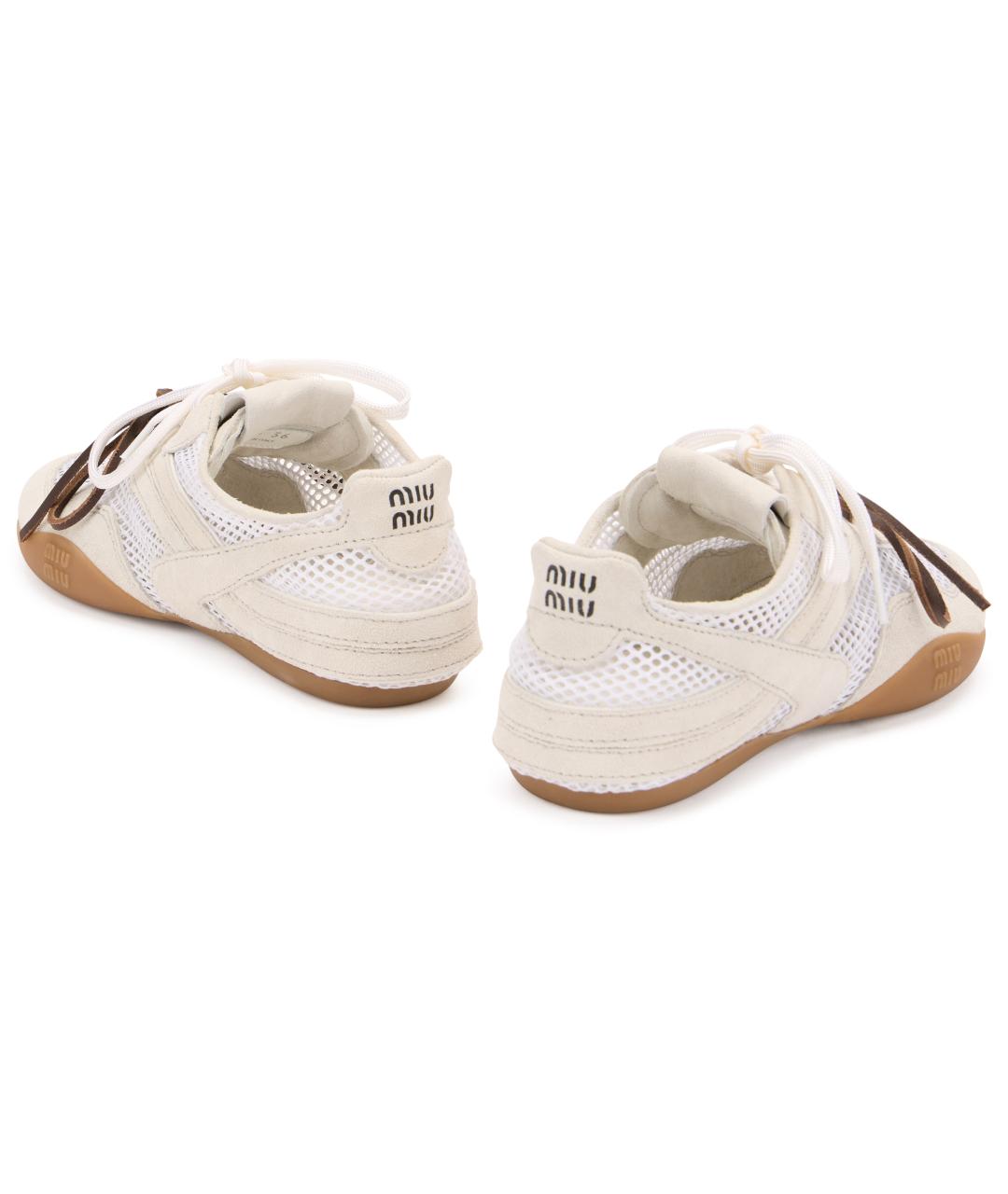 MIU MIU Текстильные кроссовки, фото 4