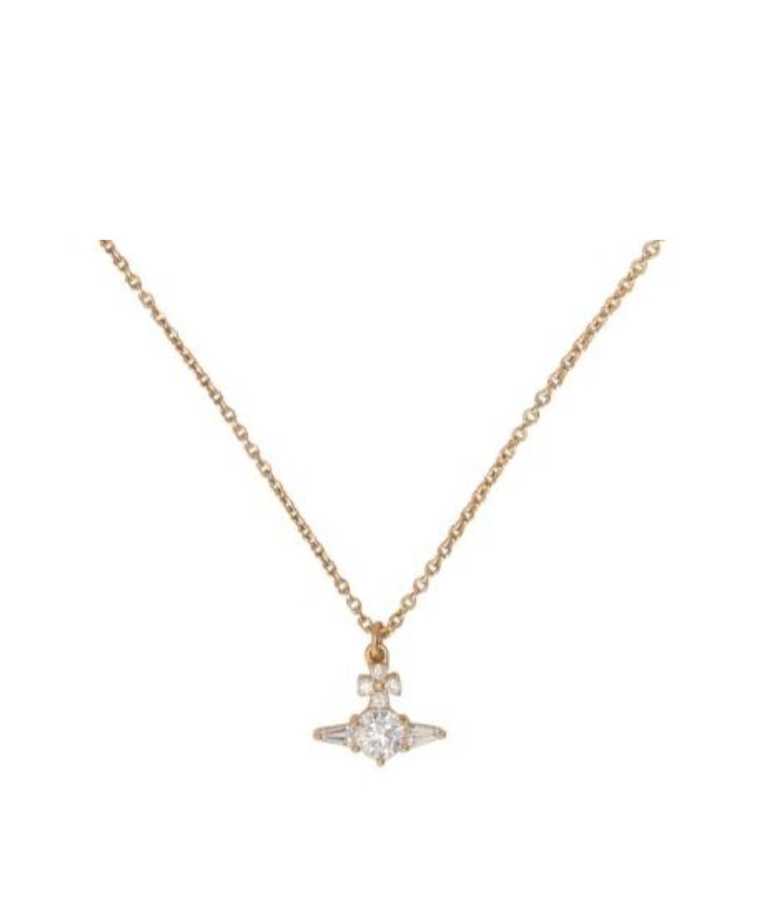 VIVIENNE WESTWOOD Золотая серебряная подвеска, фото 3