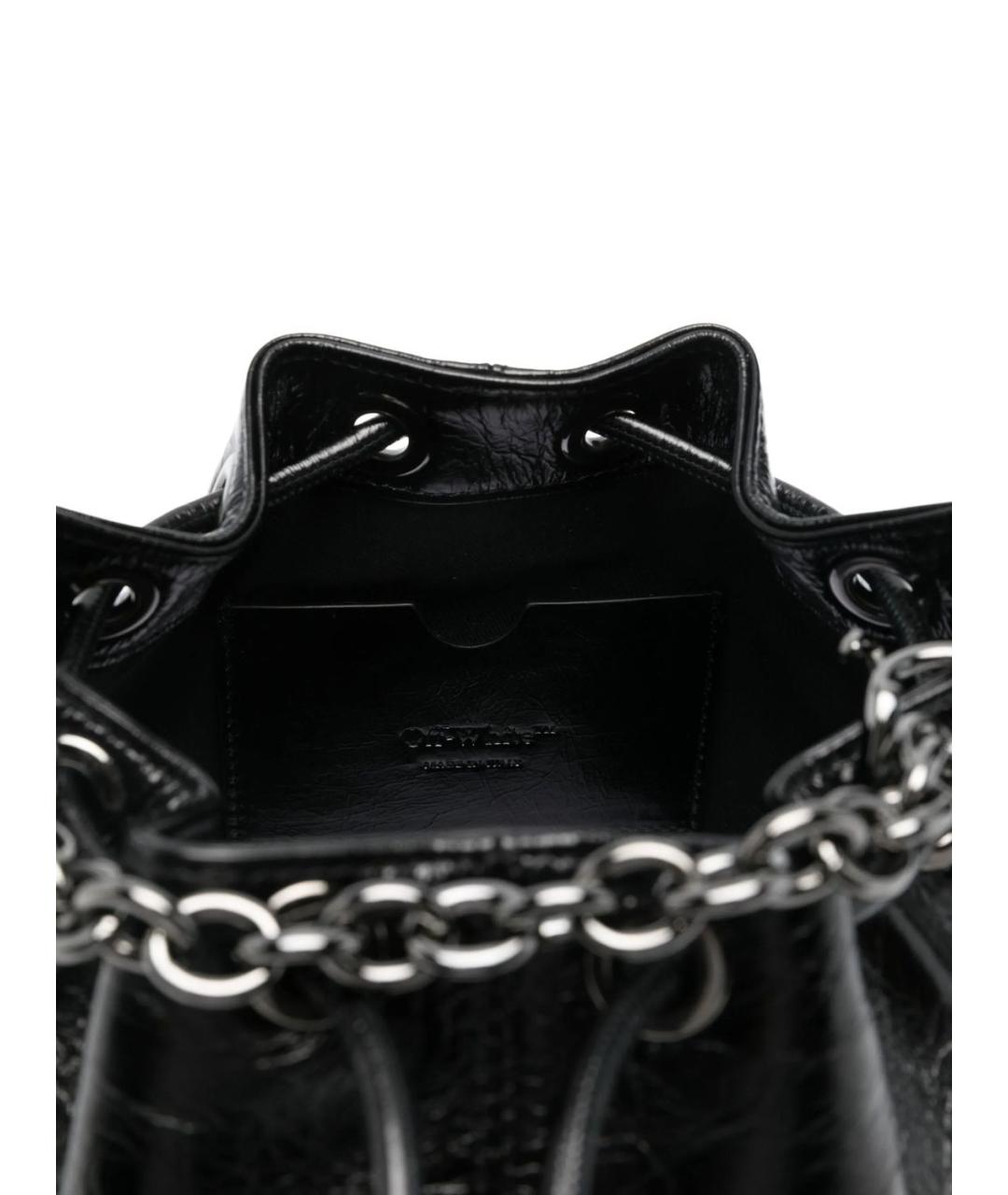 OFF-WHITE Черная сумка через плечо, фото 3