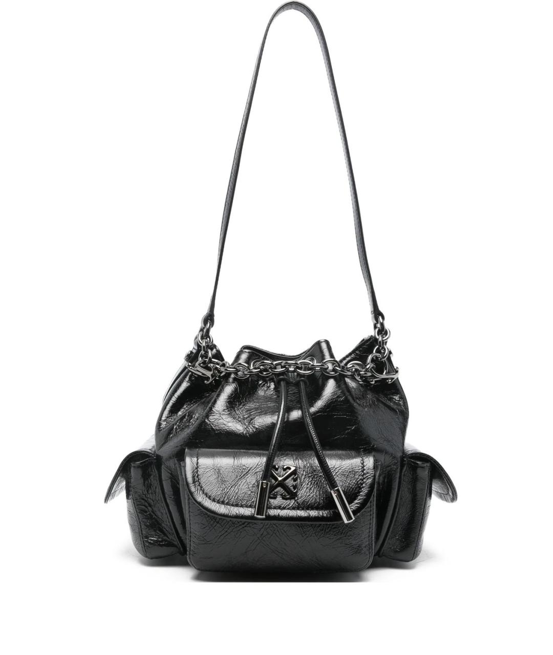 OFF-WHITE Черная сумка через плечо, фото 1