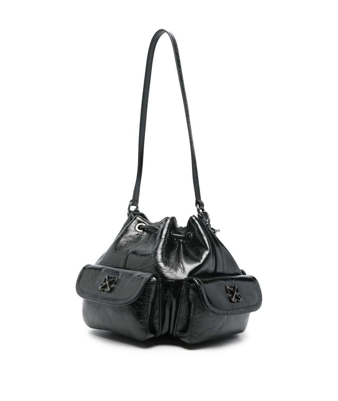 OFF-WHITE Черная сумка через плечо, фото 4