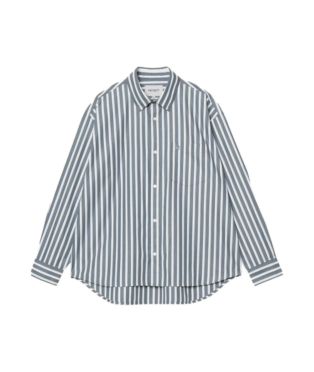 CARHARTT WIP Серая хлопковая кэжуал рубашка, фото 1