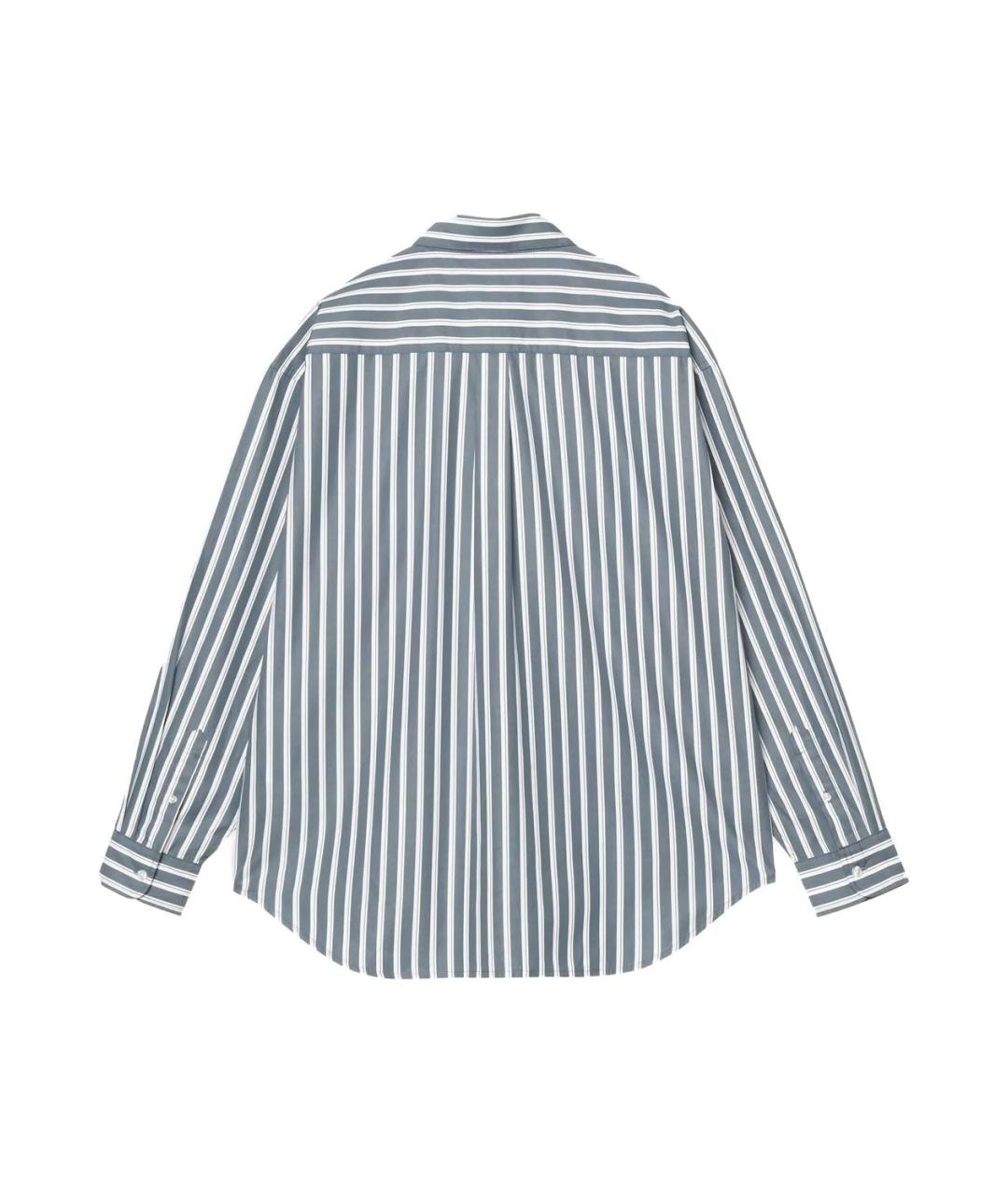 CARHARTT WIP Серая хлопковая кэжуал рубашка, фото 2