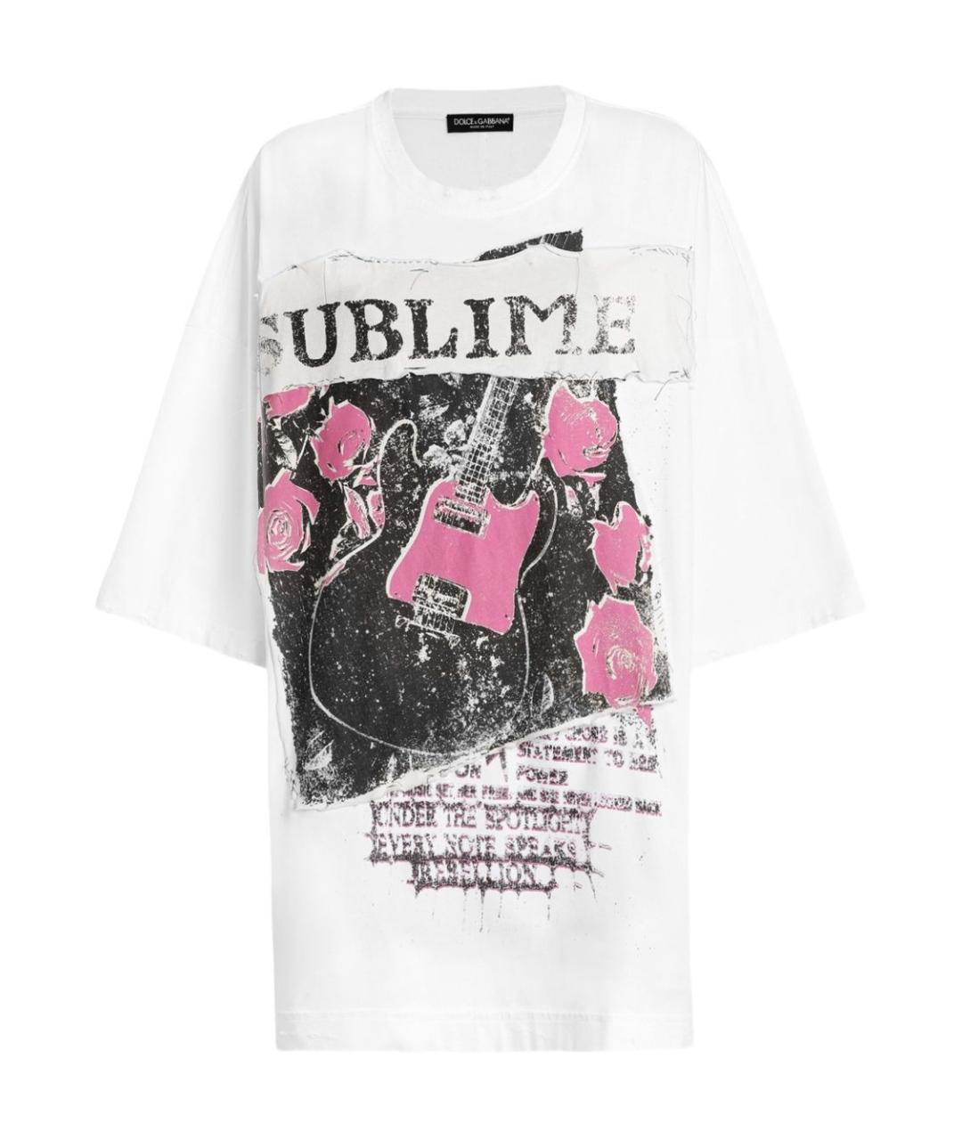 DOLCE&GABBANA Мульти хлопковая футболка, фото 1