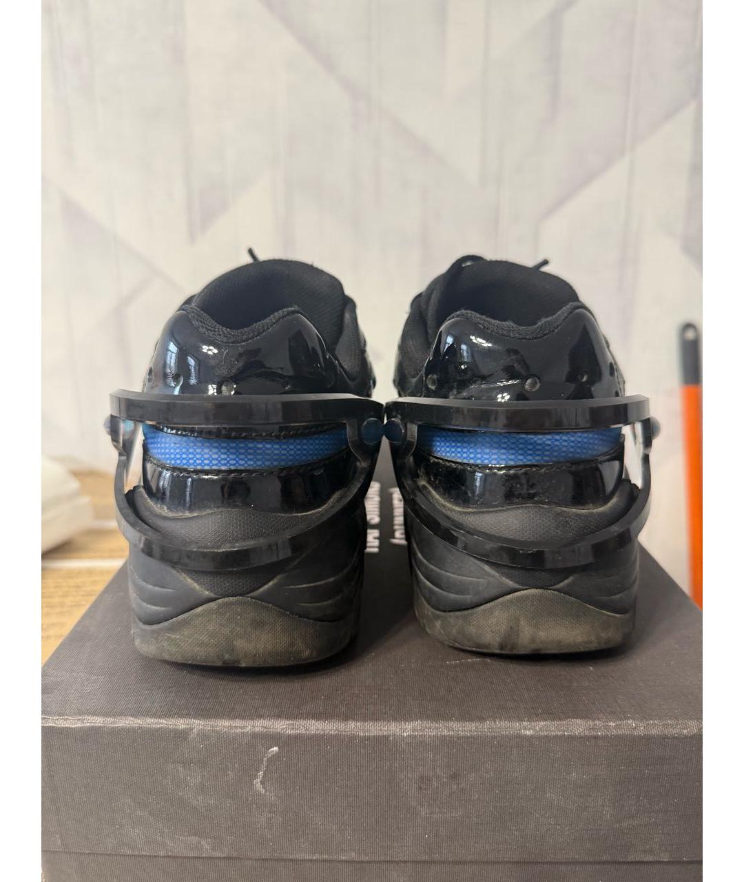 RAF SIMONS Синие низкие кроссовки / кеды, фото 4