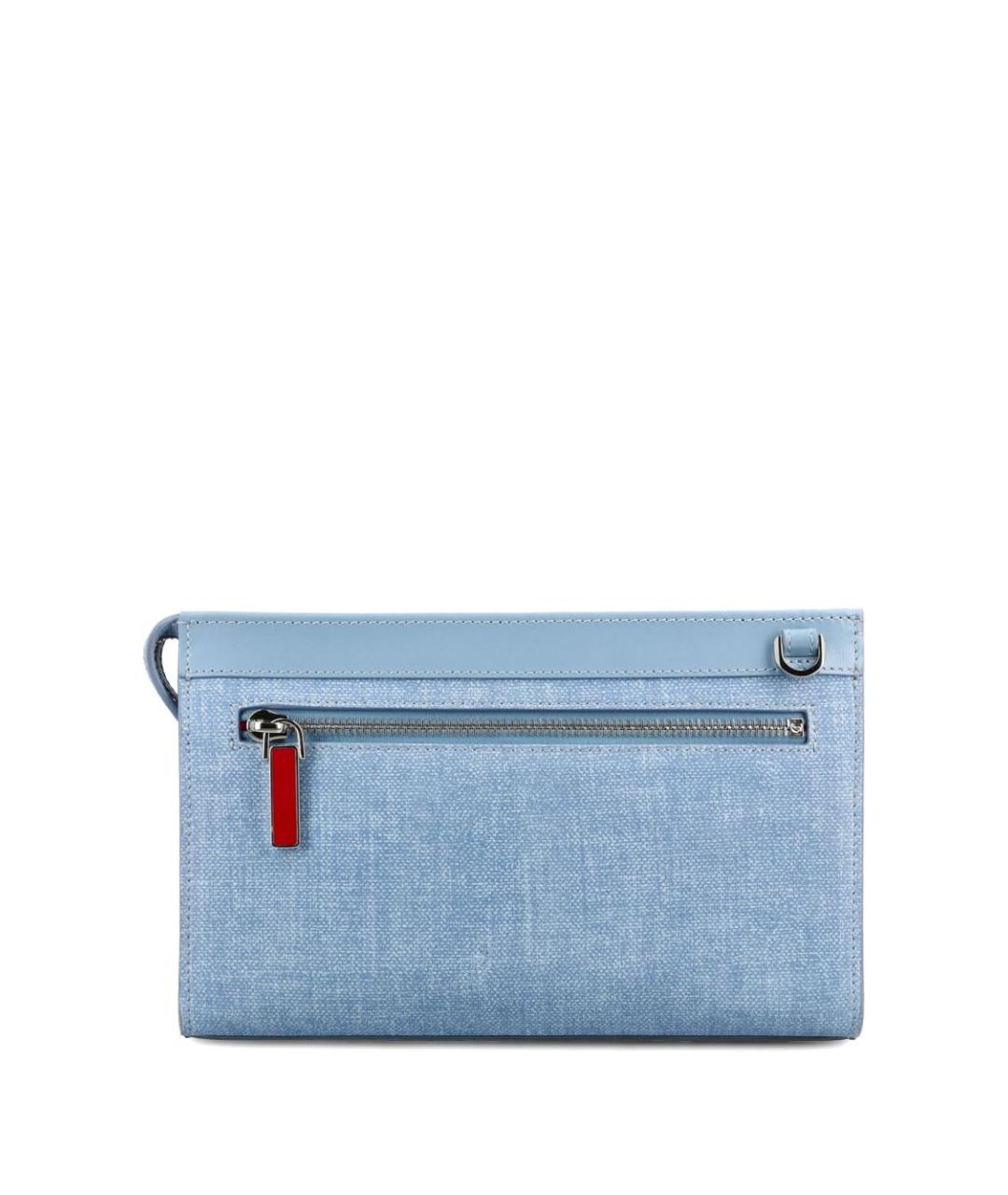 CHRISTIAN LOUBOUTIN Синяя кожаная сумка на плечо, фото 3