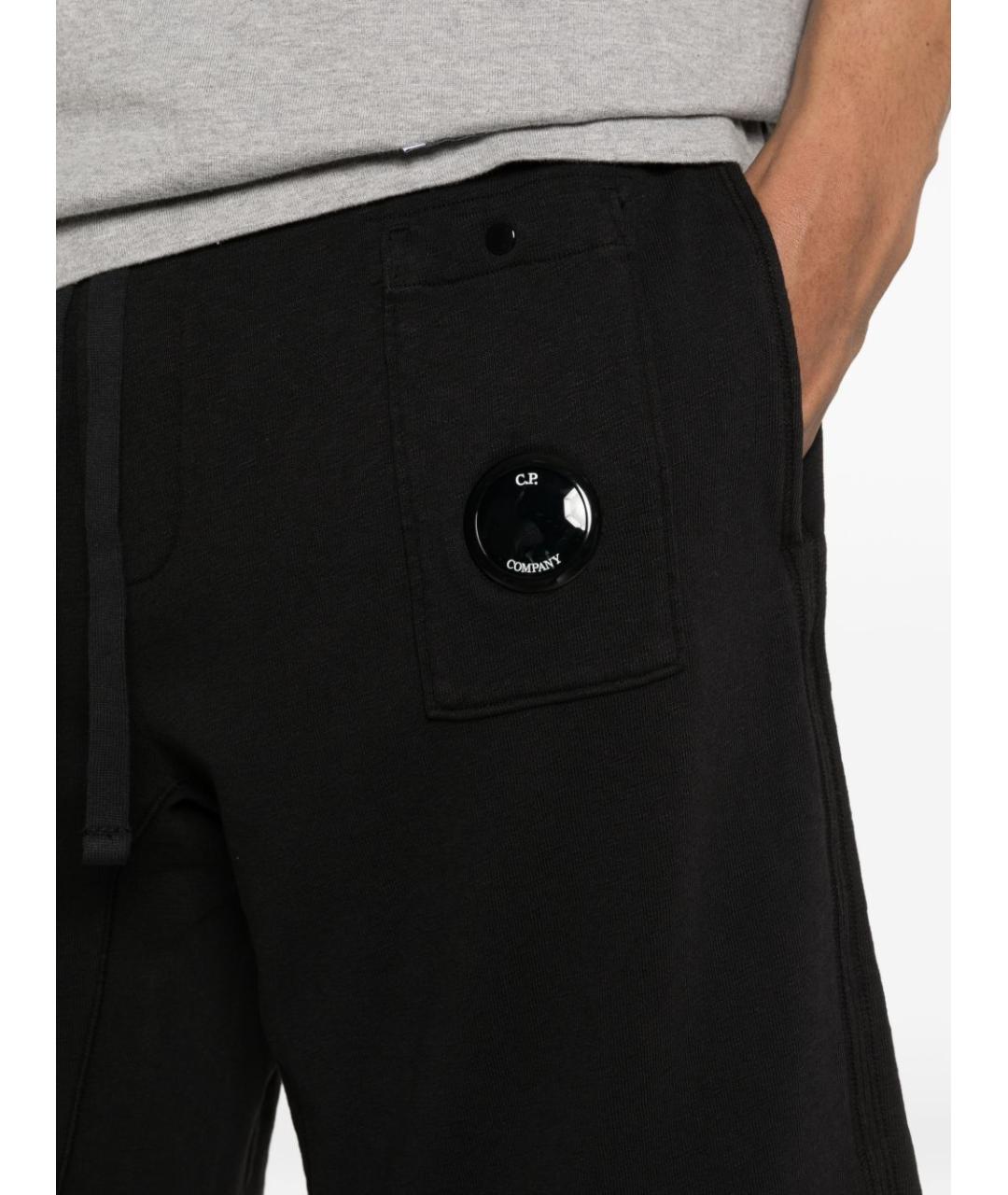 CP COMPANY Черные хлопковые шорты, фото 3