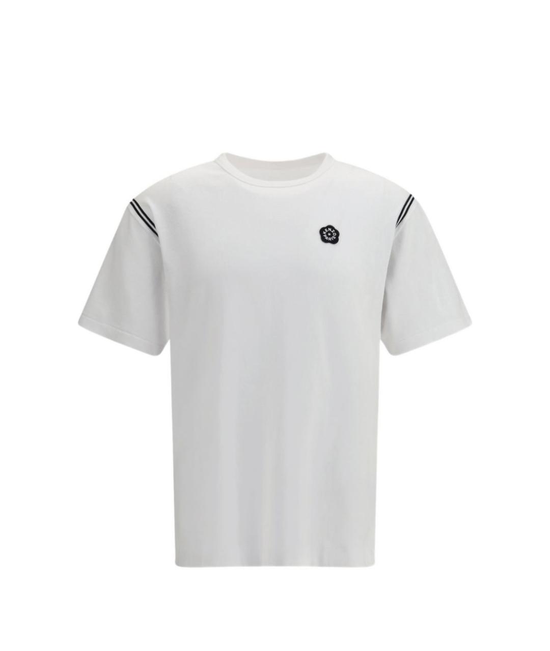 KENZO Белая хлопковая футболка, фото 1