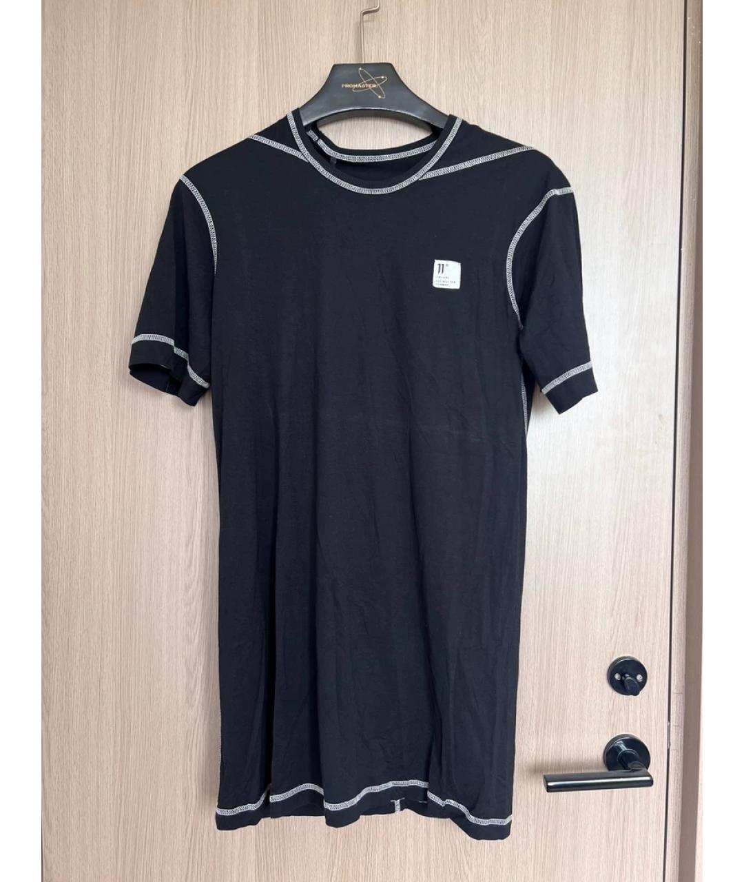 11 BY BORIS BIDJAN SABERI Черная хлопковая футболка, фото 8