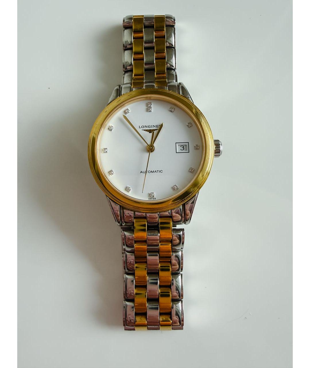 LONGINES Серебряные металлические часы, фото 5