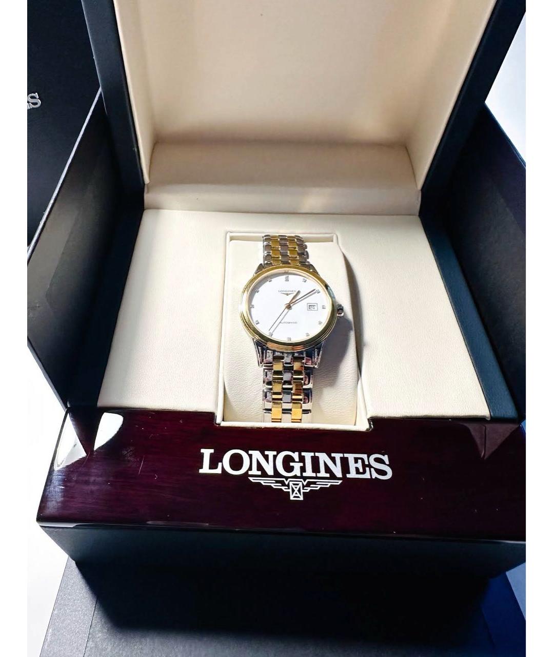 LONGINES Серебряные металлические часы, фото 2