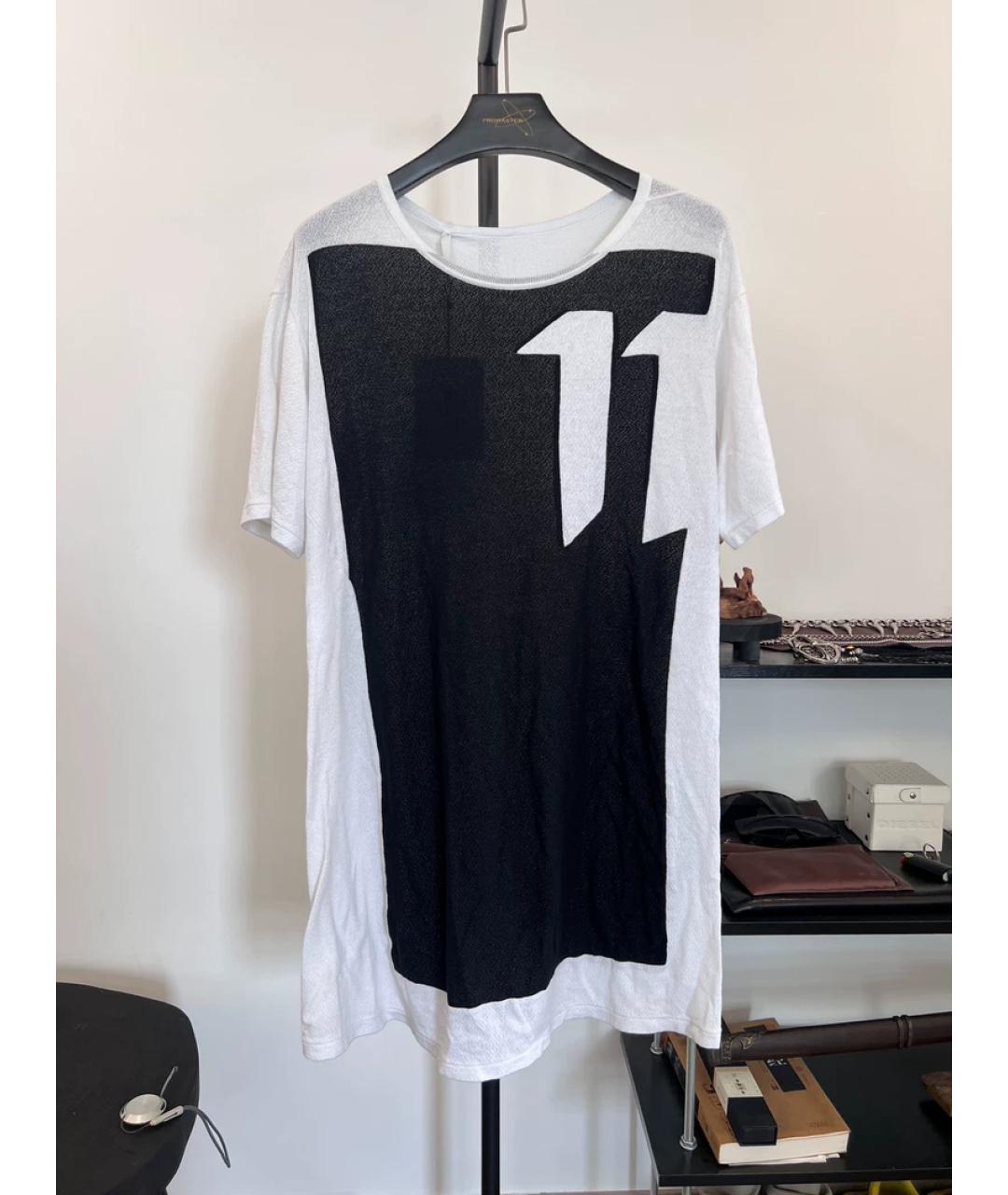 11 BY BORIS BIDJAN SABERI Белая хлопковая футболка, фото 6